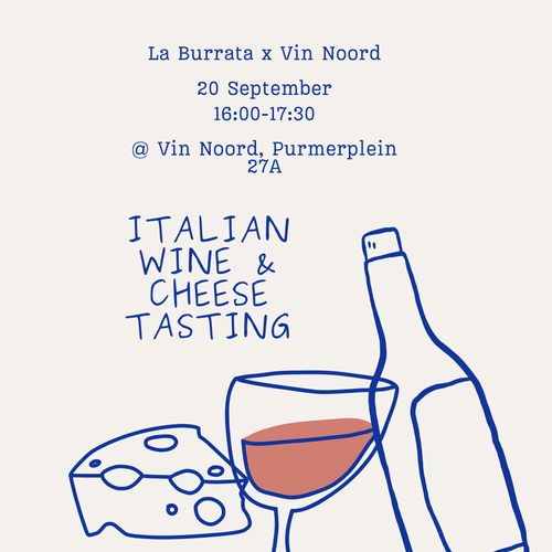 La Burrata x Vin Noord tasting 20 september (in English)